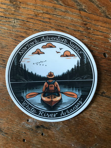 White River Paddler Sticker