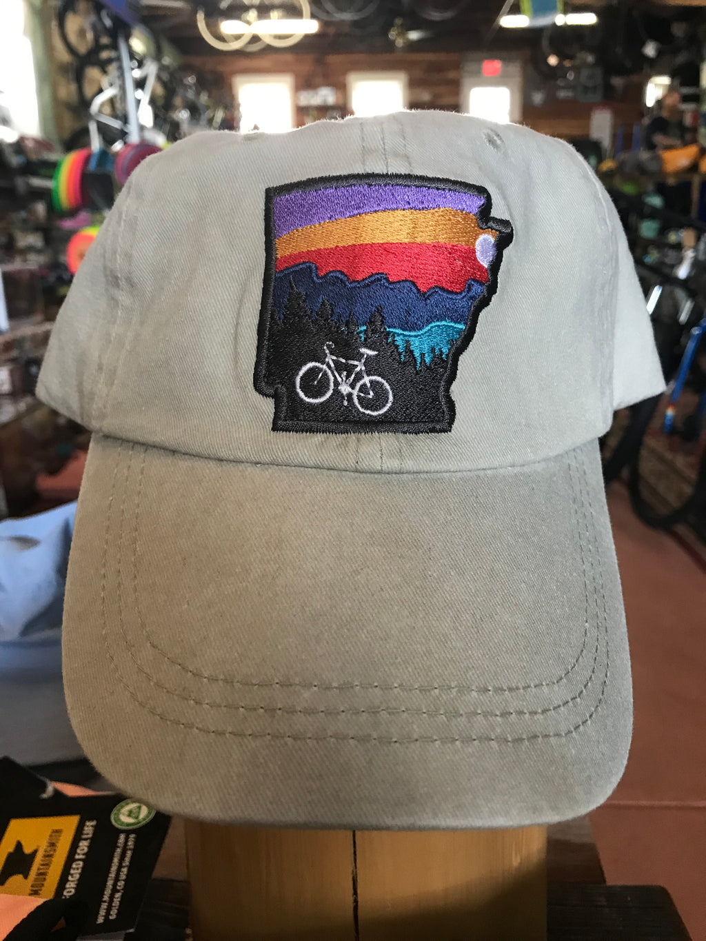 Arkansas Sunset Bike Cap